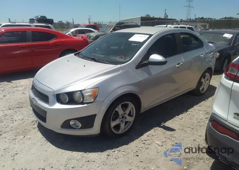 2013 Chevrolet Sonic Ltz Auto из США, поврежденный, VIN 1G1JE5SB4D4244159